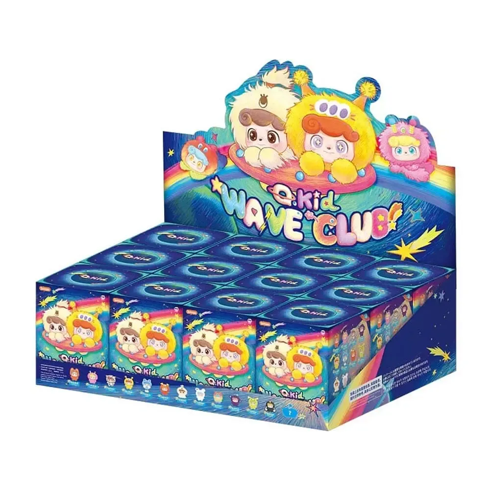 QKid: Wave Club Series Blind Box Figur 8 cm Display (12)