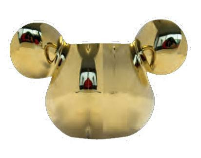 Micky Maus Deluxe 3D Eierbecher Gold