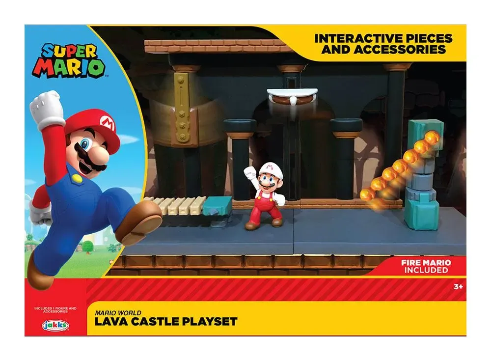 Lavaschloss Super Mario Spielset World of Nintendo