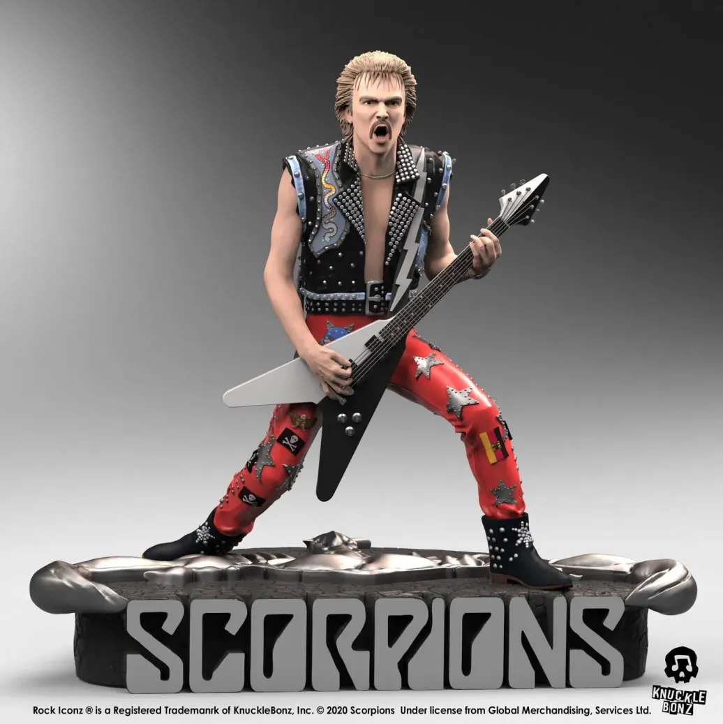 Scorpions Rudolf Schenker Rock Iconz Statue 22 cm Limited Edition