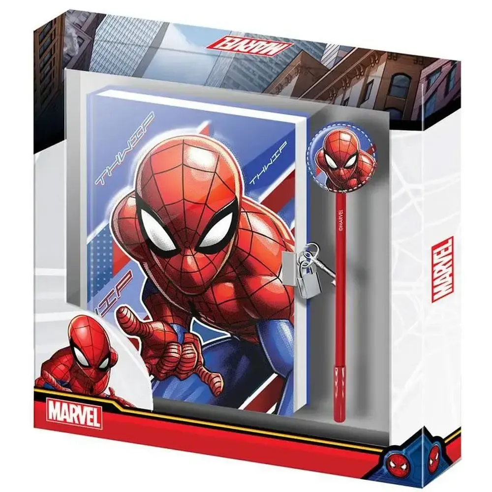 Marvel Notizbuch mit Kugelschreiber Spider-Man Skew
