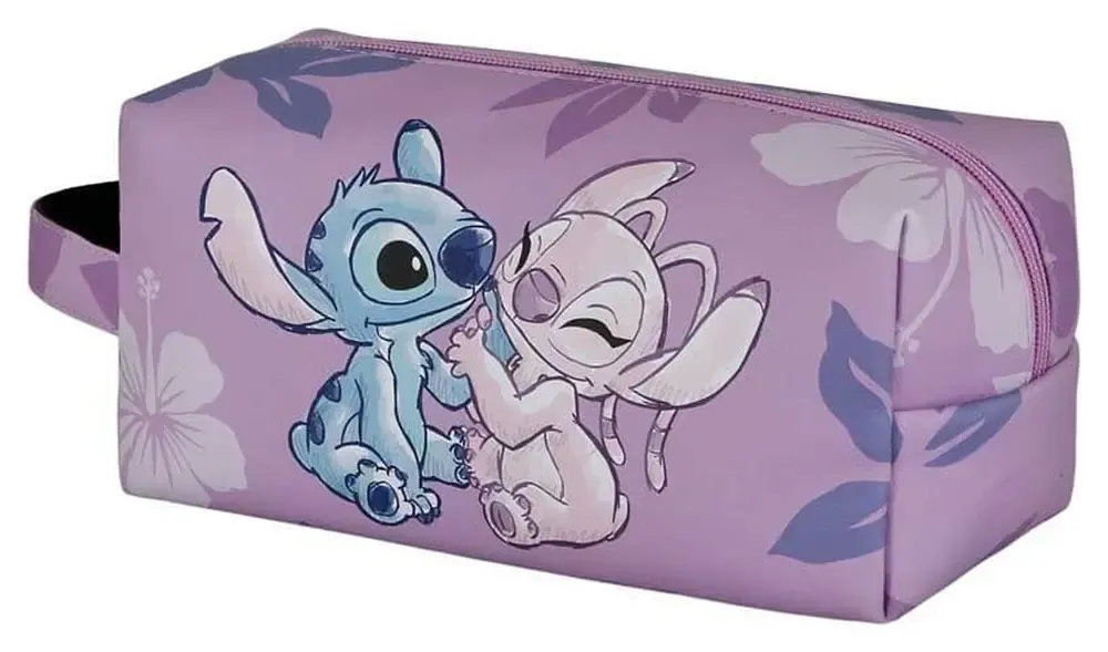 Lilo & Stitch Plus Brick Travel Kulturbeutel Stitch & Angel Pink
