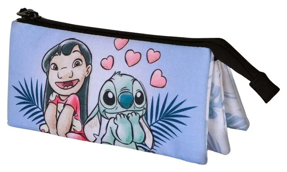 Lilo & Stitch Triple Federmäppchen Couple Lilac