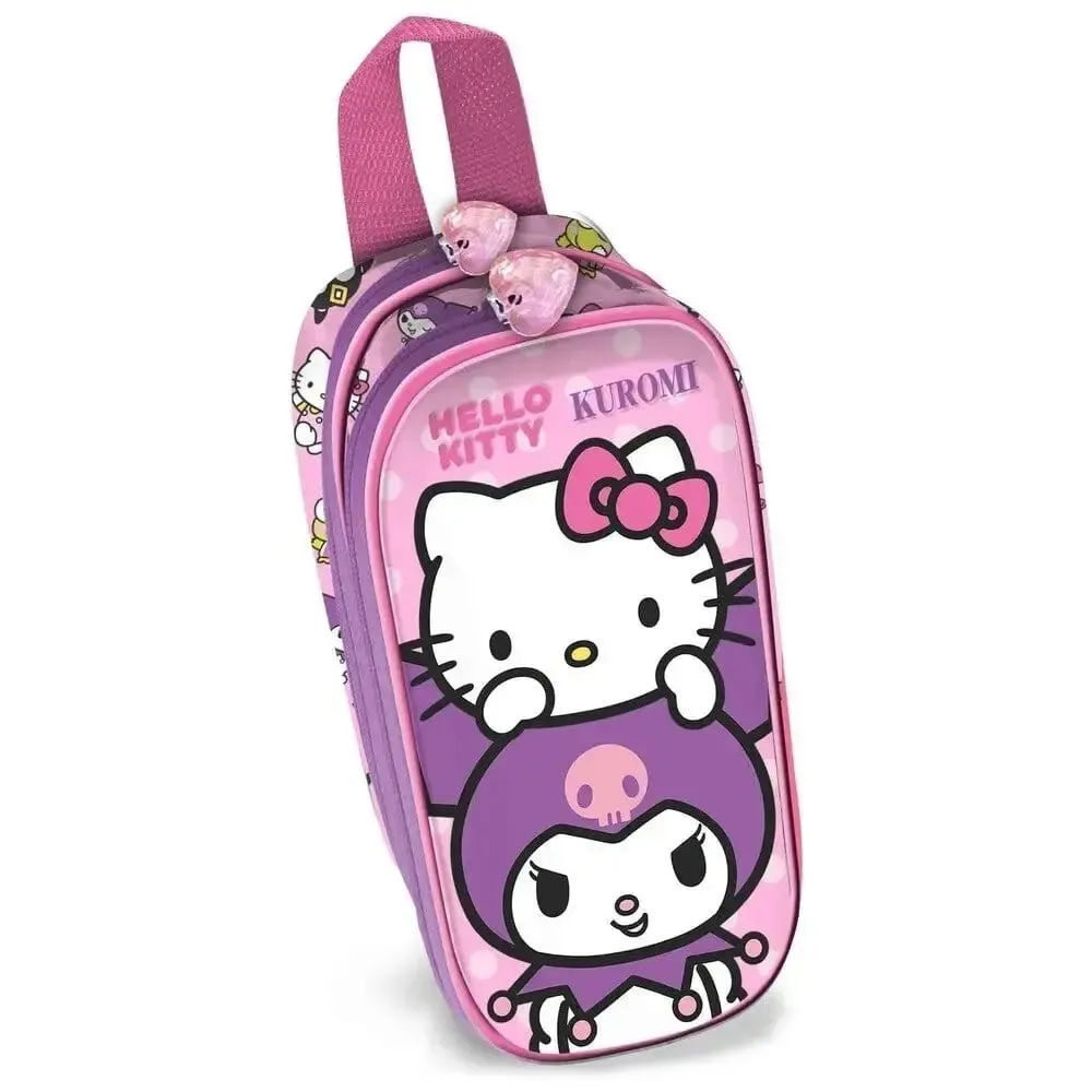 Sanrio 3D Double Federmäppchen Hello Kitty Playful Pink