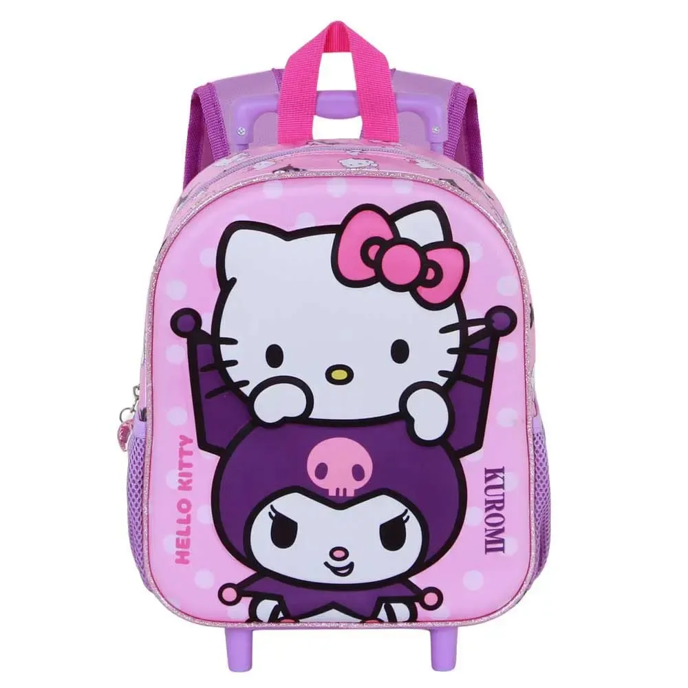 Sanrio 3D Rucksack mit Rädern Hello Kitty Playful Pink Small       