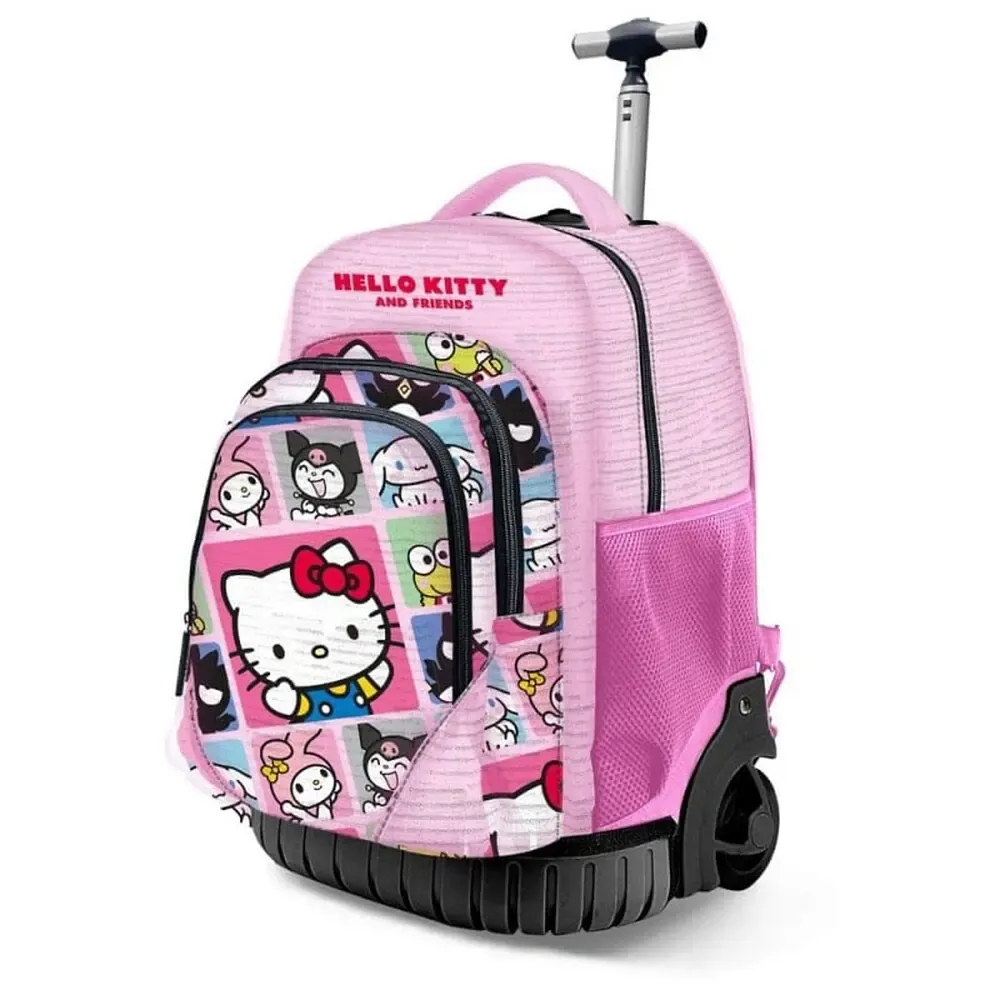 Sanrio Fan GTS Trolley Rucksack Hello Kitty Panels 