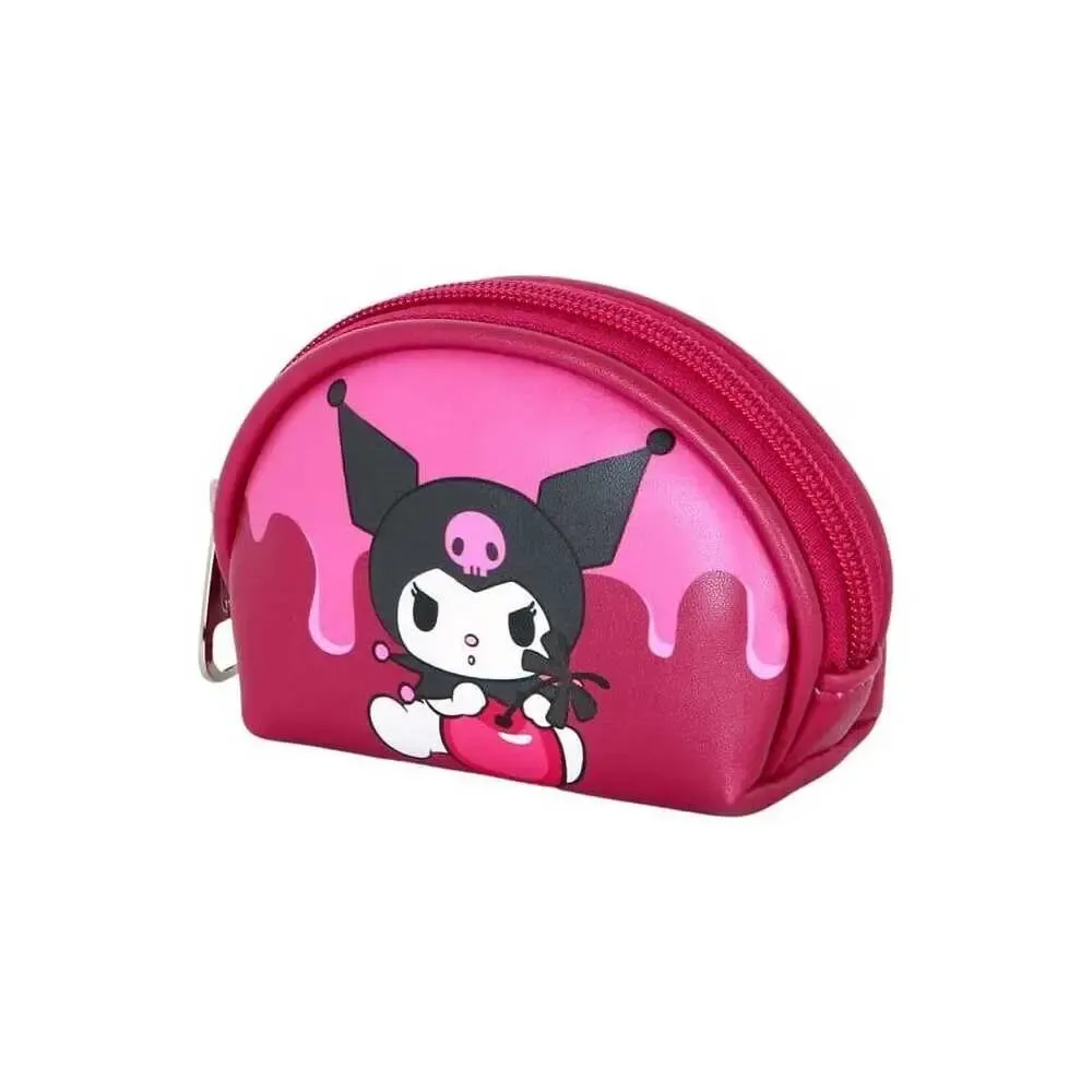 Sanrio Casual Oval Geldbörse Kuromi Cherry