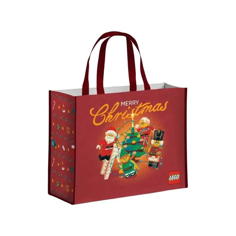 Lego Einkaufstasche Frohe Weihnachten
