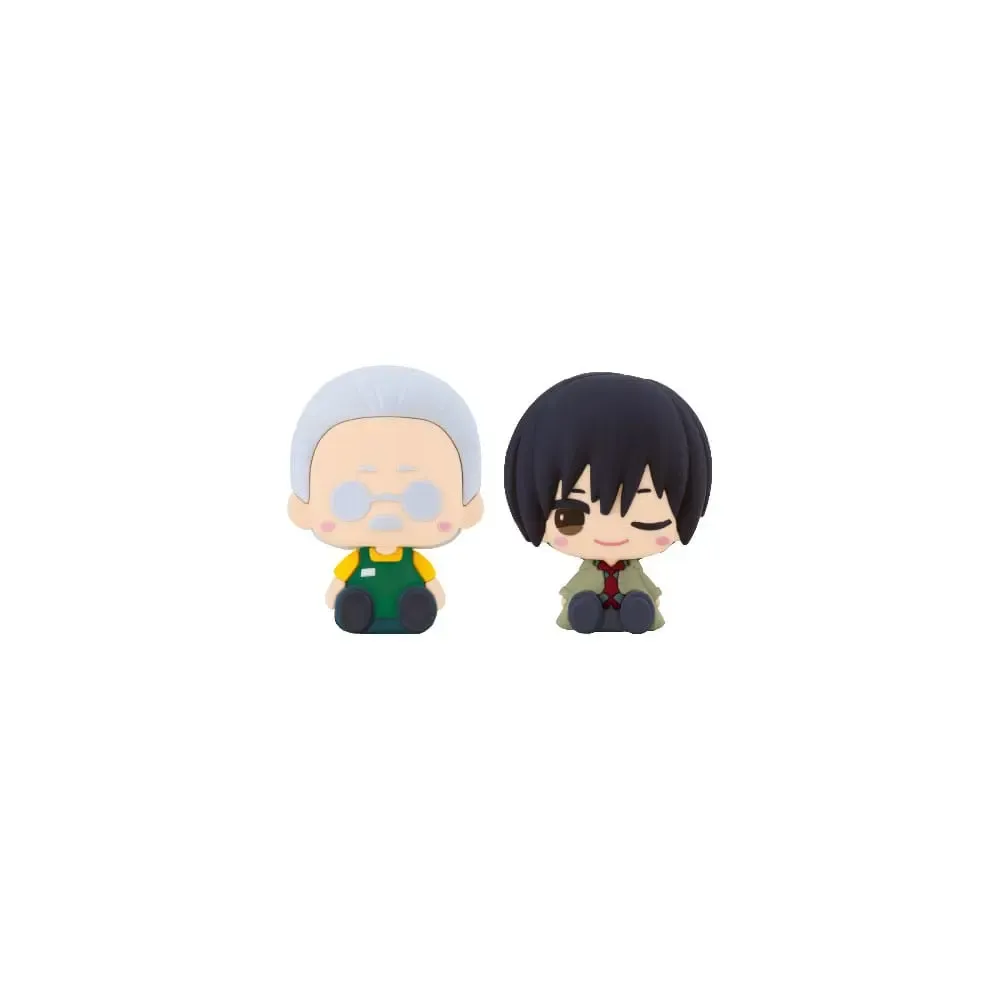 Sakamoto Days Pote Raba Rubber Mascot PVC Mini-Figuren Sakamoto Taro & Nagumo 8 cm