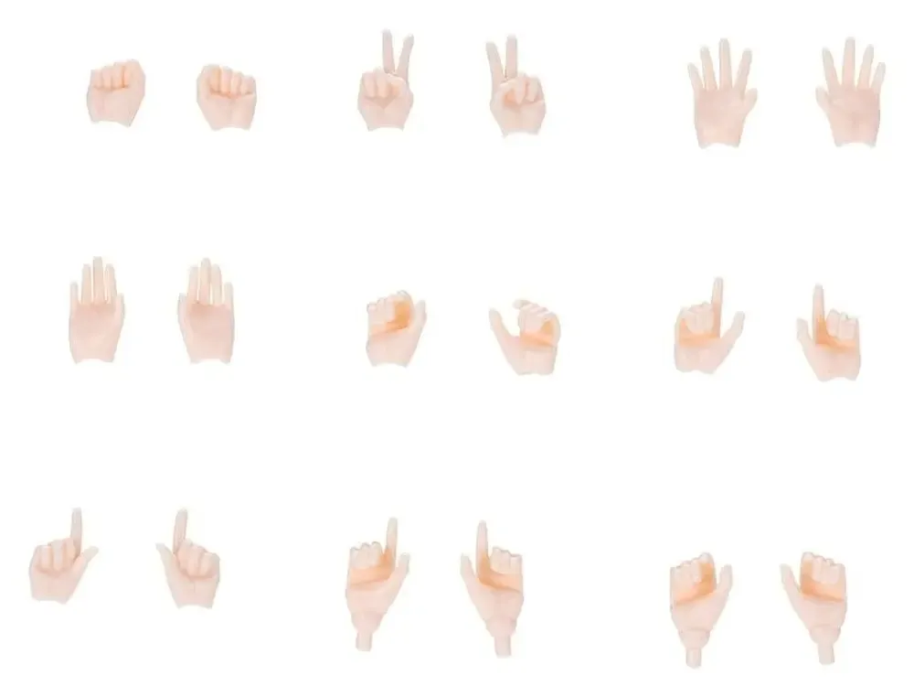Megami Device M.S.G. Zubehör-Set für Plastic Model Kits 09 Hand Set Skin Color C