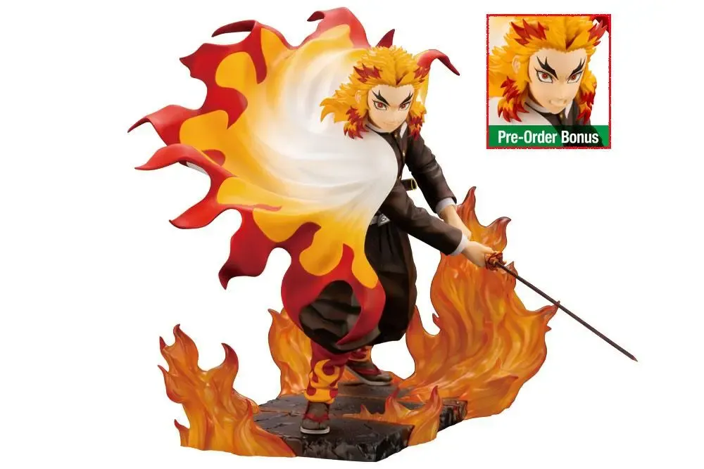 Demon Slayer: Kimetsu no Yaiba ARTFXJ Statue 1/8 Kyojuro Rengoku Bonus Edition 22 cm