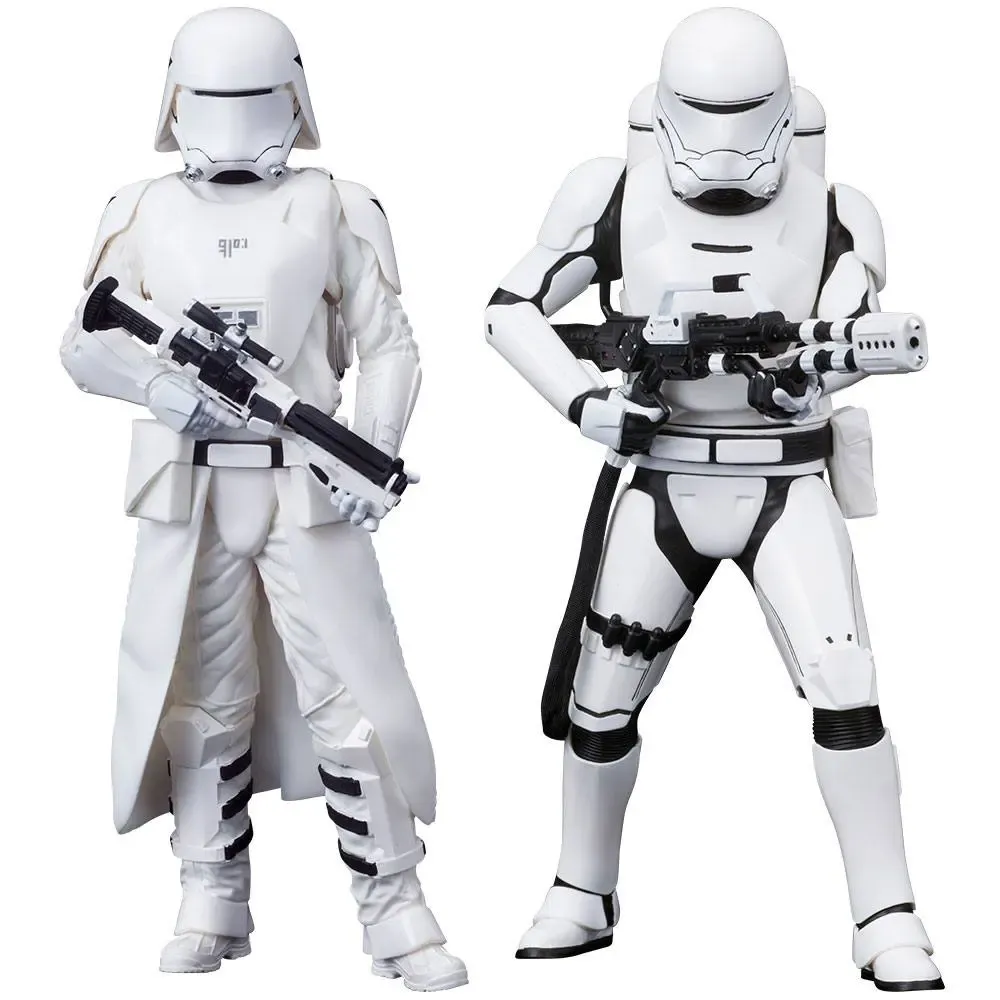 Star Wars VII First Order Snowtrooper & Flametrooper ARTFX+ Statuen Doppelpack 18 cm
