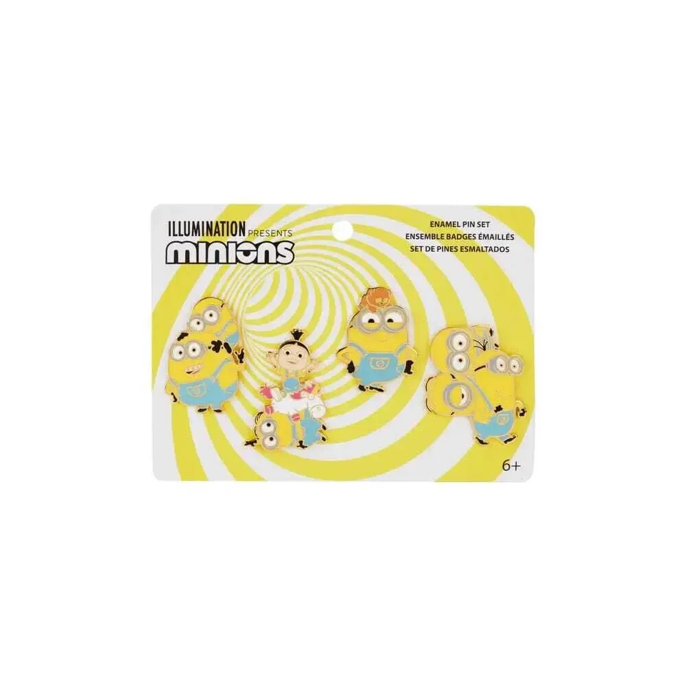 Ich - Einfach unverbesserlich by Loungefly Pin Ansteck-Pins 4er-Set Variety 3 cm