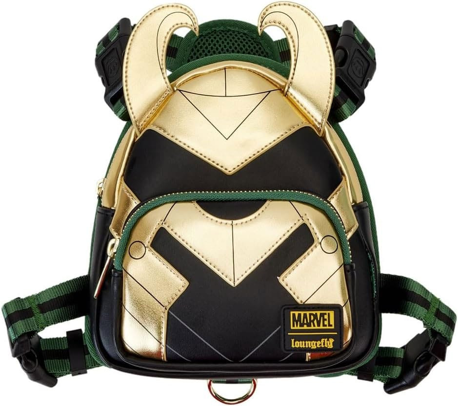 Marvel: Loki Cosplay Dog Harness Size S
