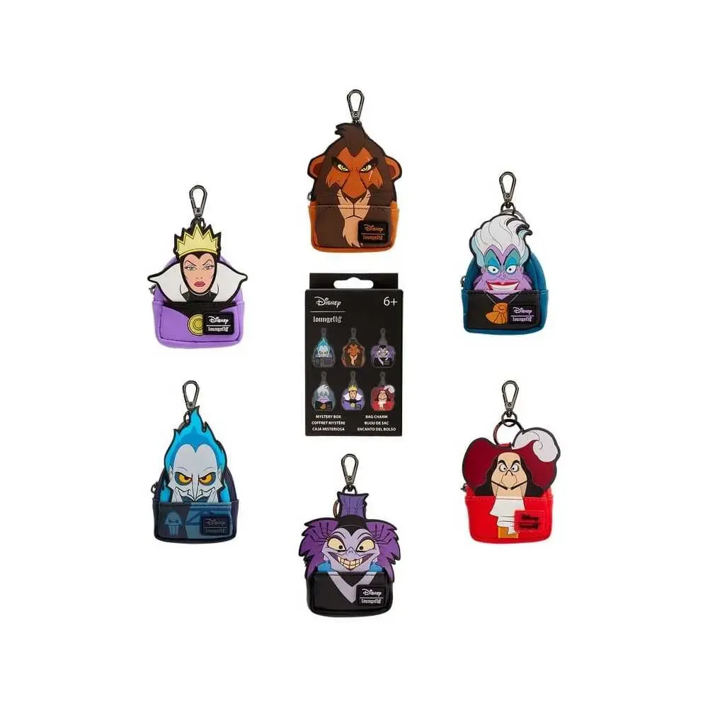 Disney by Loungefly Schlüsselanhänger Mini Backpack Villains Blind Box Sortiment (15)
