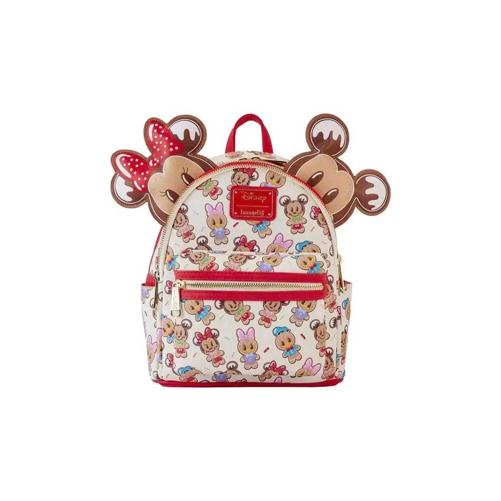 Disney by Loungefly Rucksack & Haarreif Set Mickey & Friends Gingerbread Cookie AOP