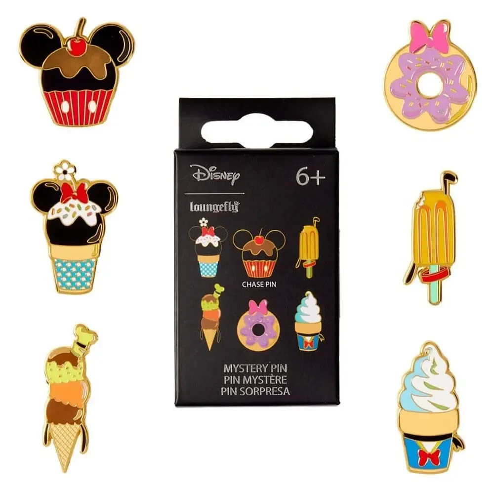 Disney by Loungefly Ansteck-Pins Blind Box Sensational 6 Suprise Snack Sortiment (12)