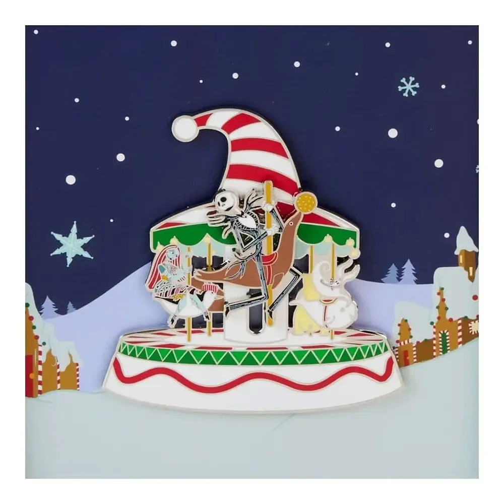 Nightmare Before Christmas by Loungefly Ansteck-Pins Christmas Town Carousel 3" Limited Edition 8 cm 