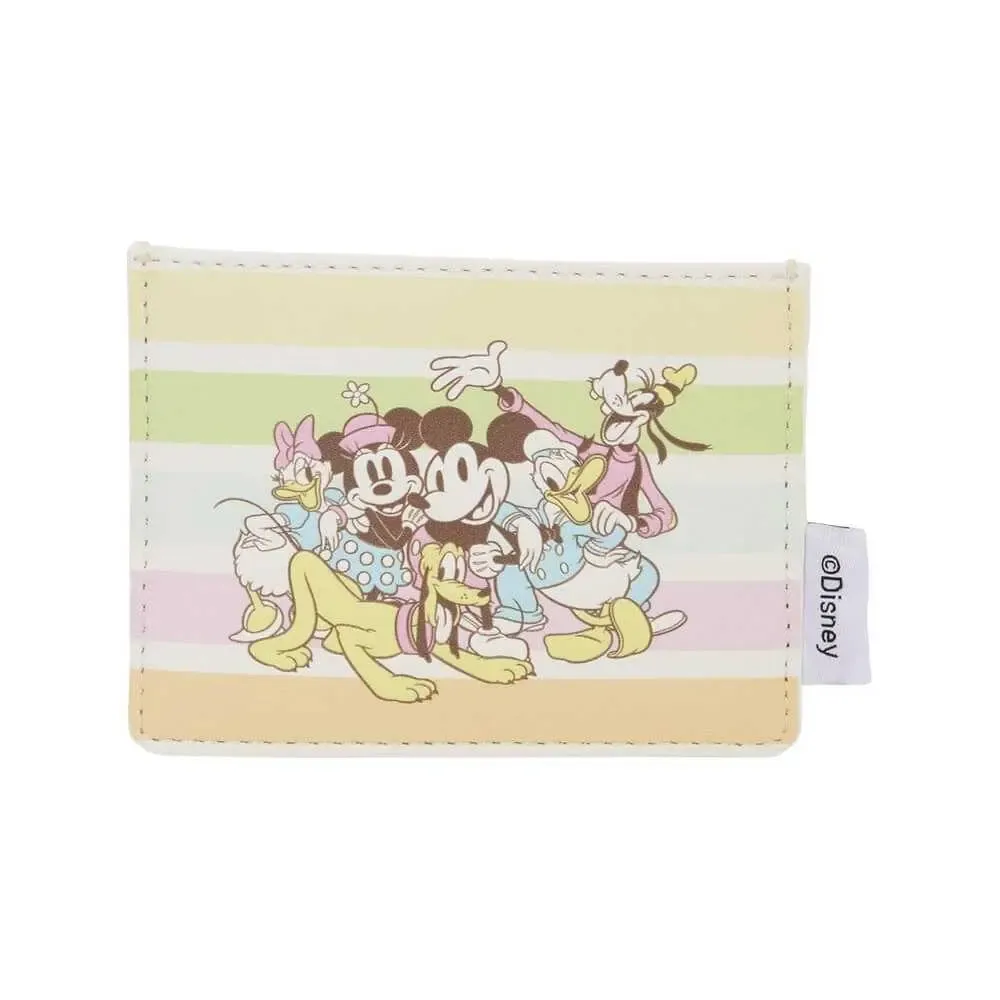 Disney by Loungefly Karten-Etui Mickey and Friends Rainbow Stripes