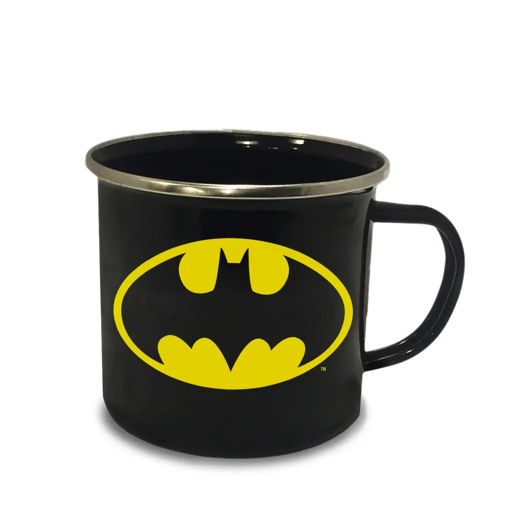 Batman Emaille Tasse Logo