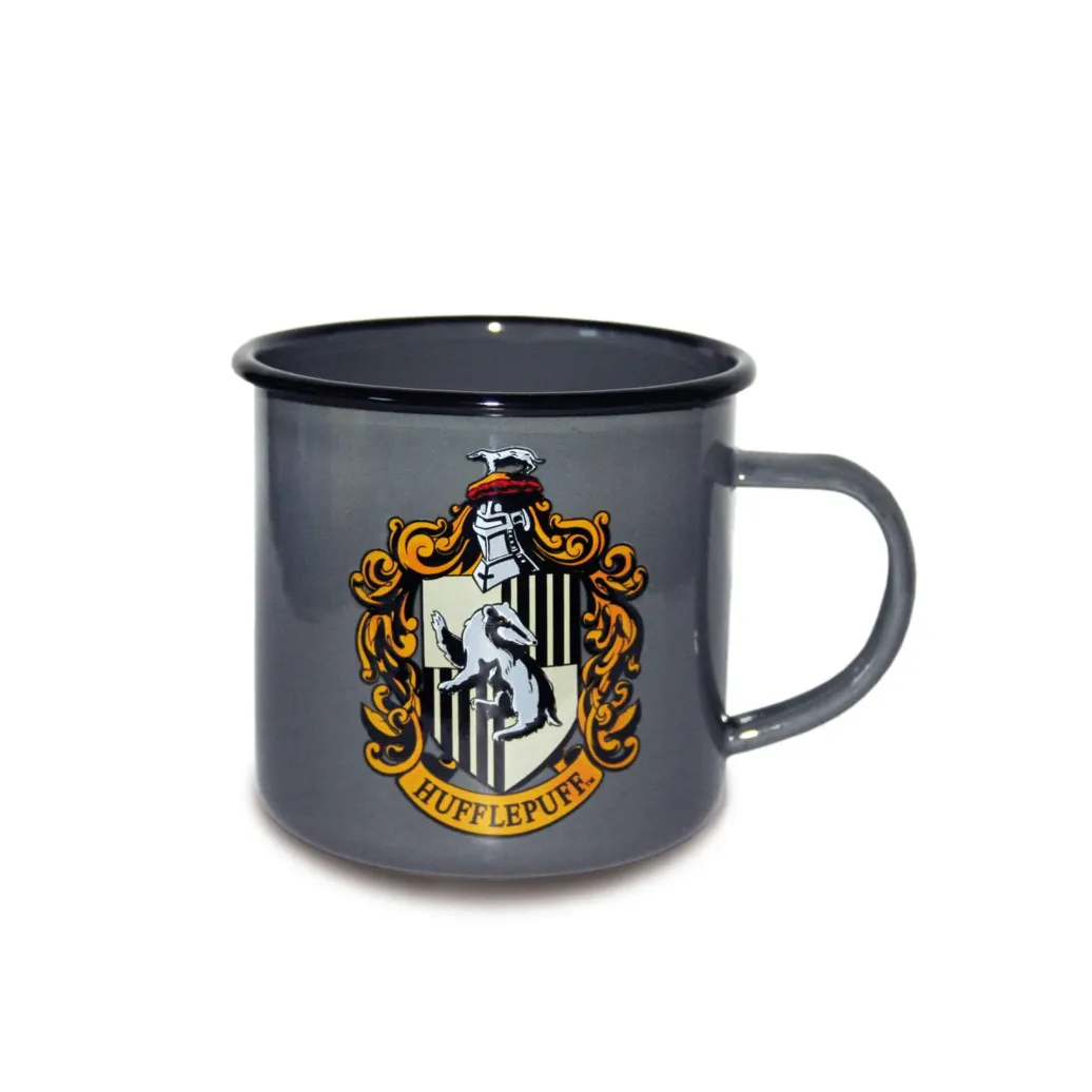 Harry Potter Emaille Tasse Hufflepuff Logo