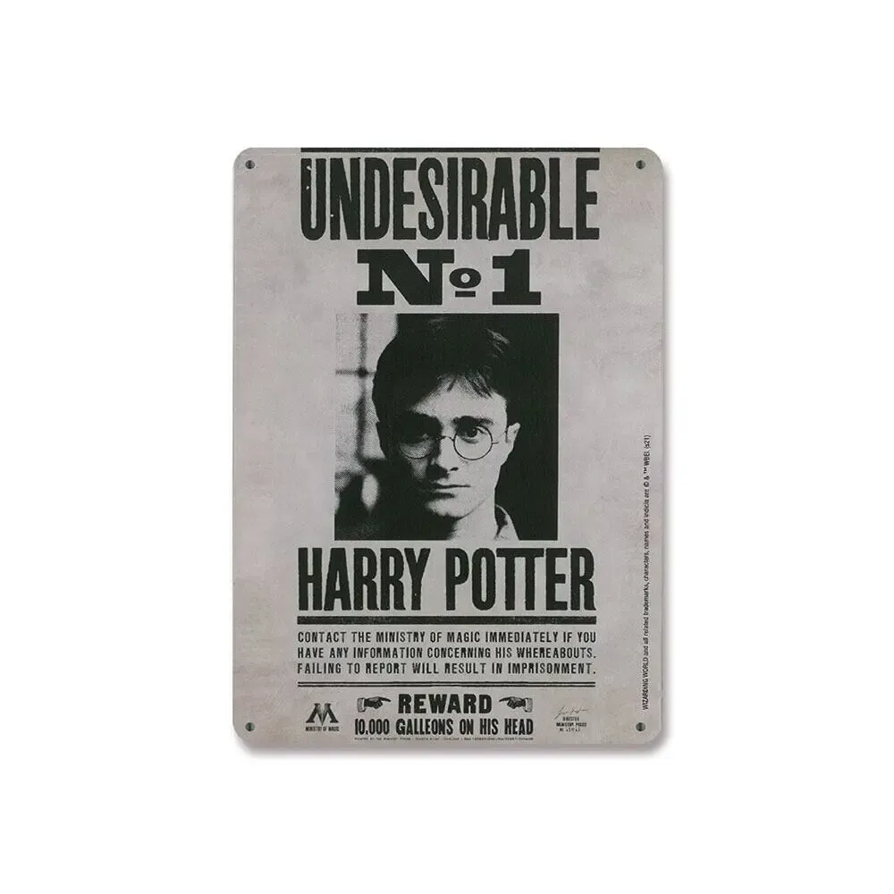 Harry Potter Blechschild Undesirable No. 1 15 x 21 cm