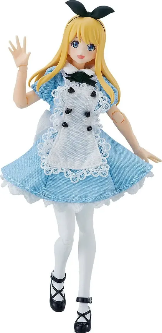 Original Character Figma Actionfigur Female Body (Alice) with Dress and Apron Outfit 13 cm