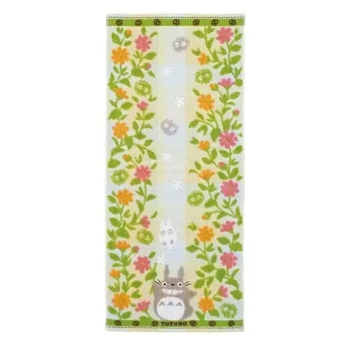 Mein Nachbar Totoro Handtuch Totoro Flower garden 34 x 80 cm 