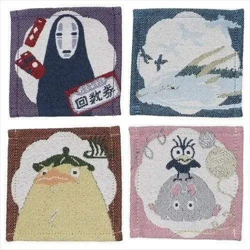 Chihiros Reise ins Zauberland Untersetzer 4er-Pack Characters