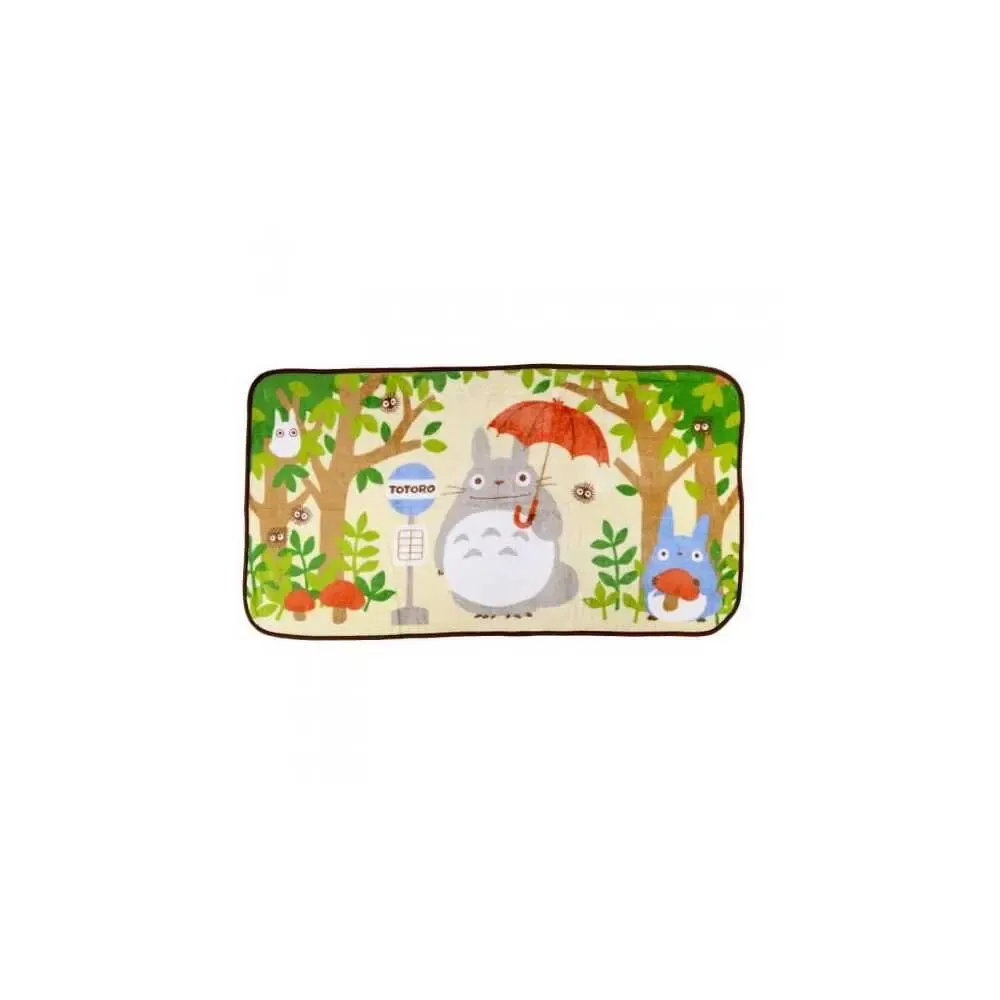 Studio Ghibli Flanell-Fleecedecke Mein Nachbar Totoro Totoro Bus Stop 80 x 150 cm