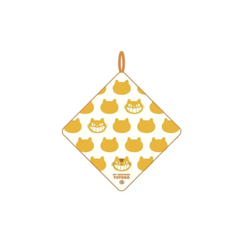 Mein Nachbar Totoro Mini-Handtuch Catbus Silhouette 33 x 33 cm