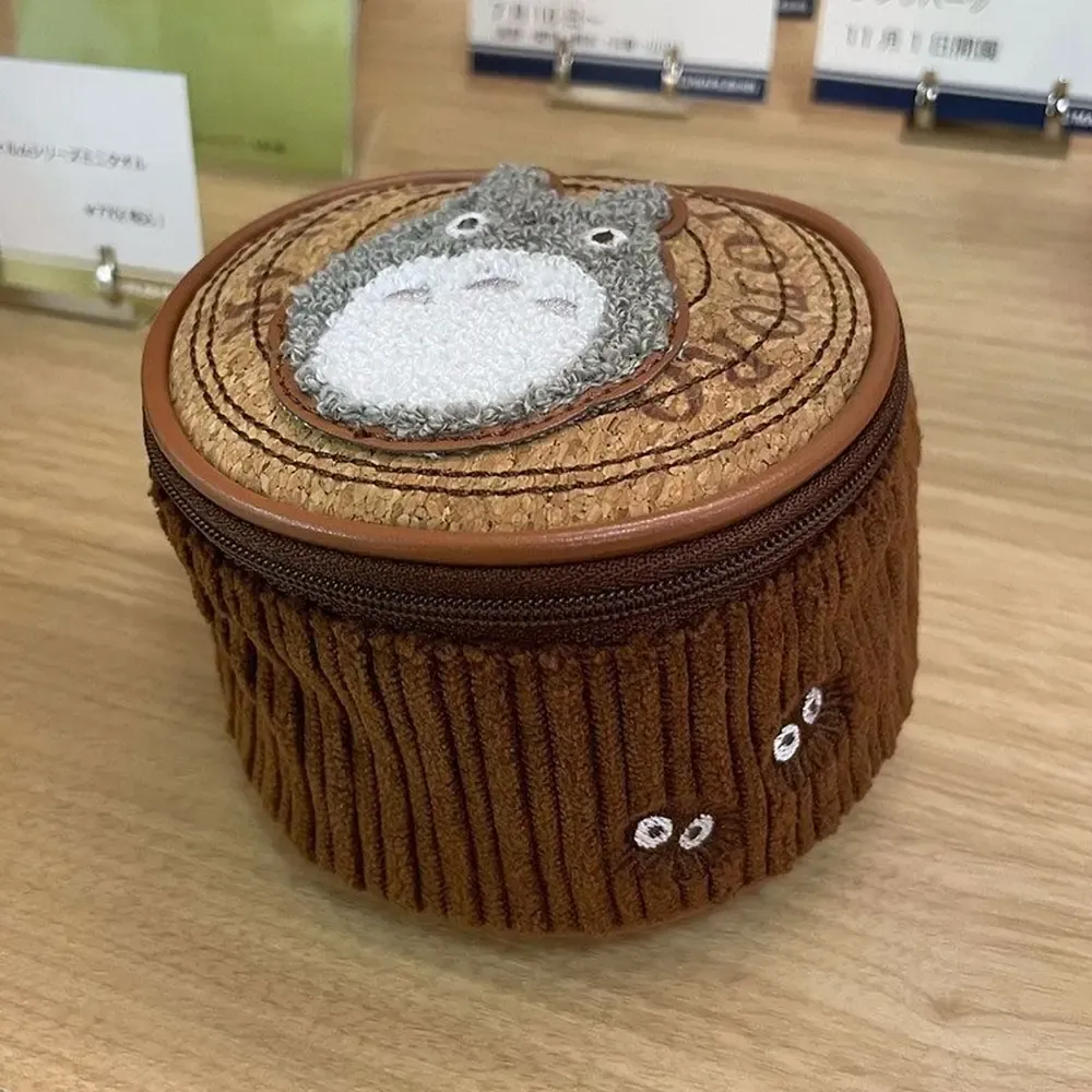 Mein Nachbar Totoro Geldbörse / Kosmetiktasche Round Log