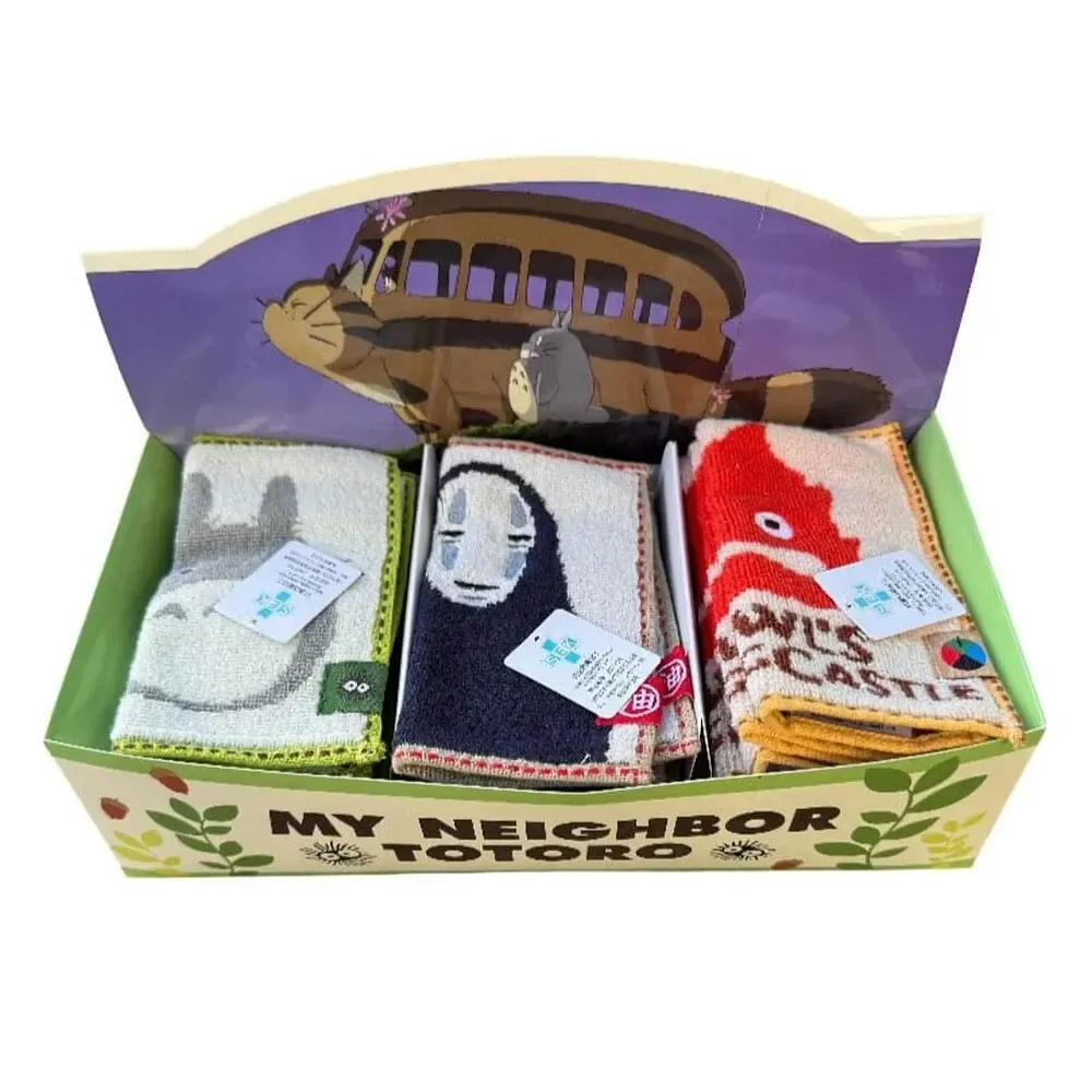 Studio Ghibli Mini-Handtücher 25 x 25 cm Display (10)