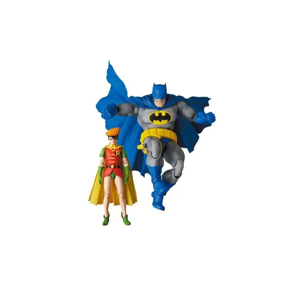 Batman - Die Rückkehr des Dunklen Ritters MAF EX Actionfiguren Batman Blue Version & Robin 11- 16 cm