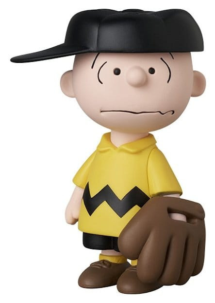 MLB × Peanuts UDF PVC Figur Chicago White Sox Charlie Brown 9 cm