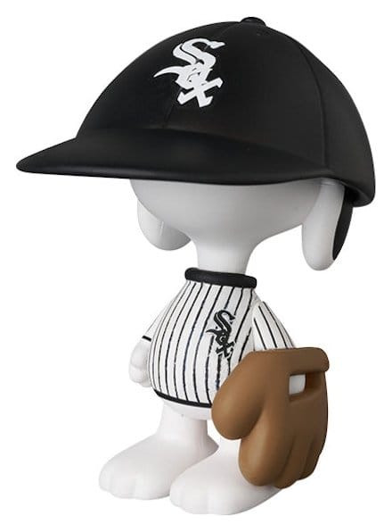 MLB × Peanuts UDF PVC Figur Chicago White Sox Snoopy 7 cm