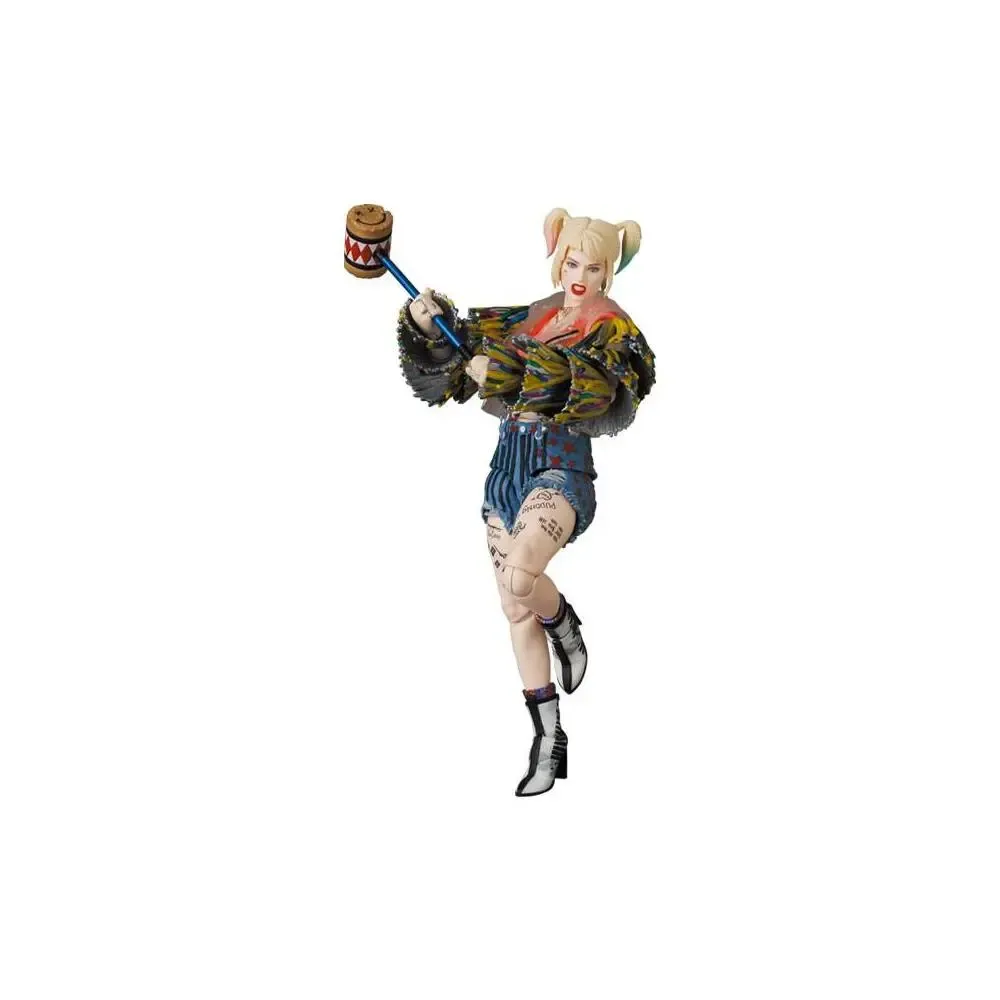 Birds Of Prey MAF EX Actionfigur Harley Quinn Caution Tape Jacket Ver. 15 cm