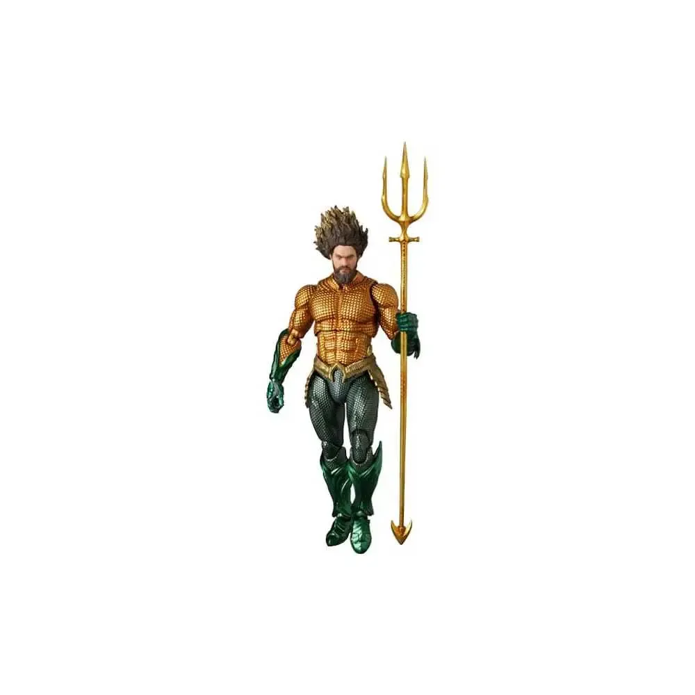 Aquaman Movie MAF EX Actionfigur Aquaman Gold & Green Suit 16 cm