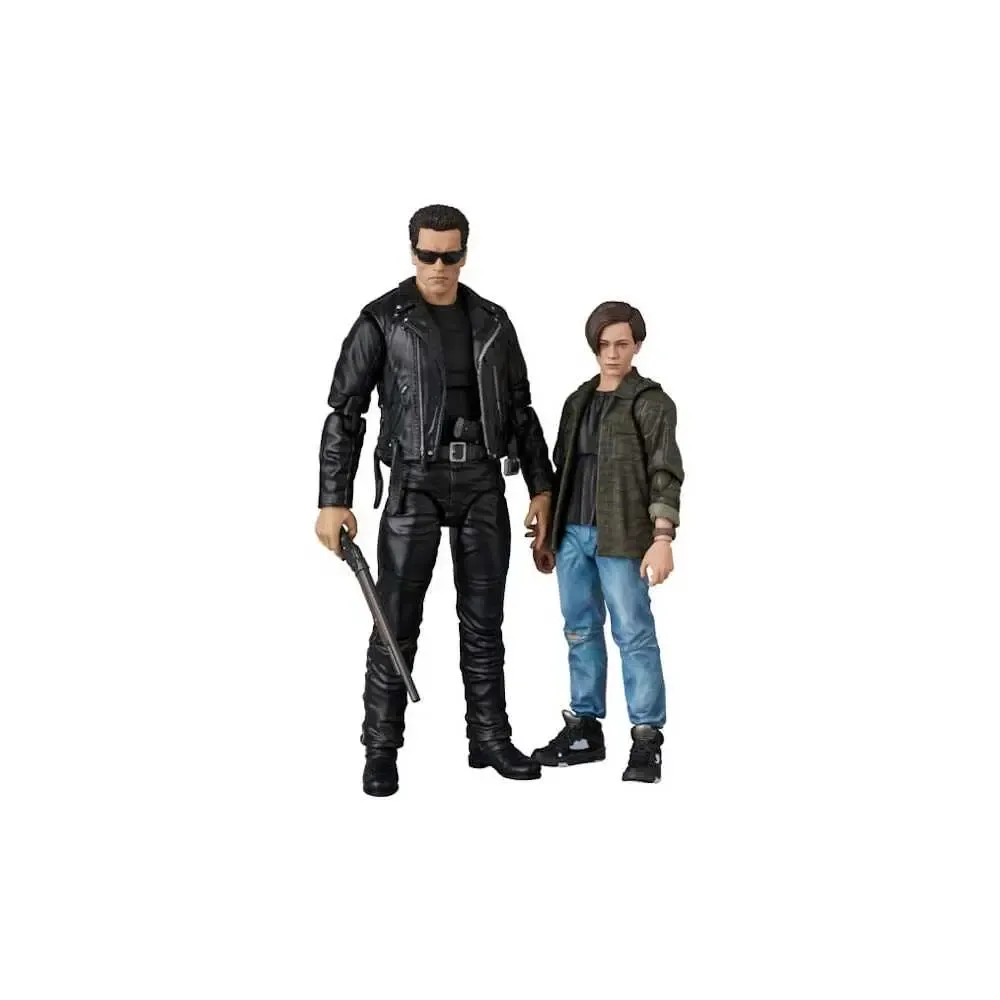 Terminator 2 MAFEX Actionfigur T-800 (T2 Ver.) & John Connor 16 cm