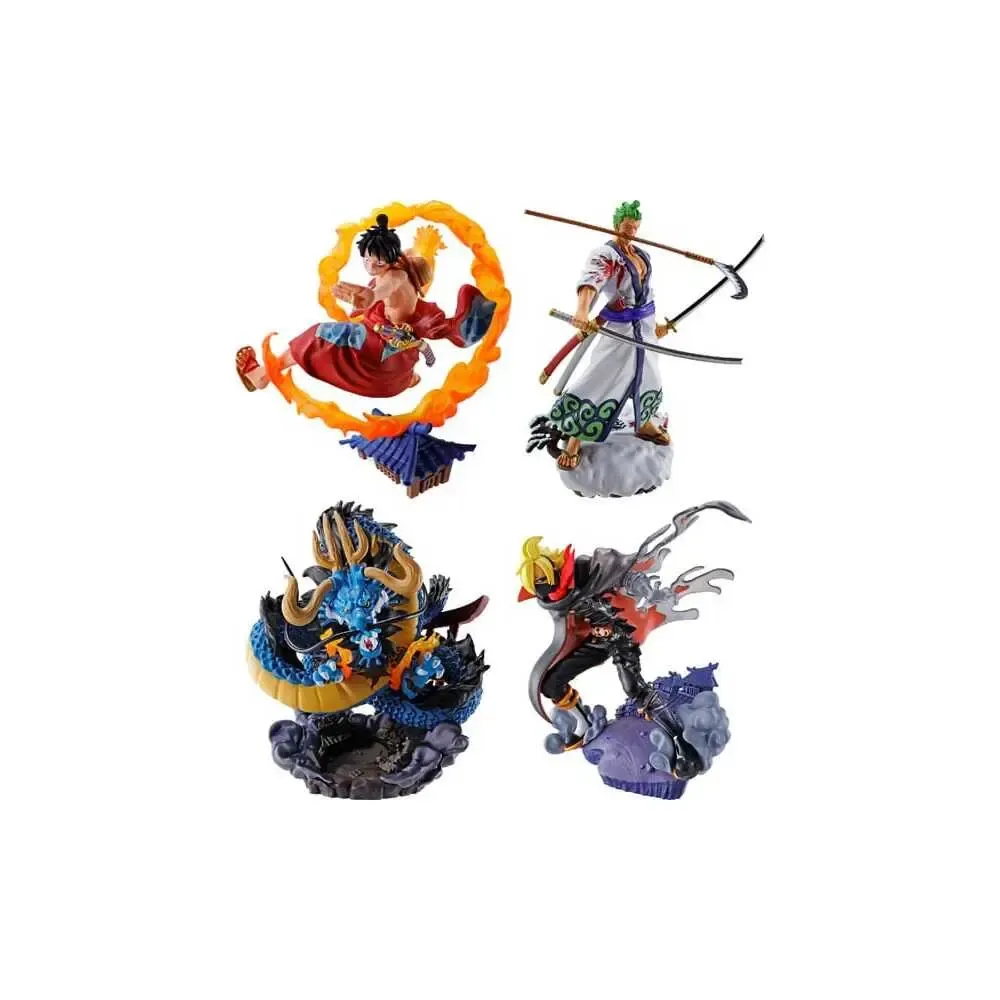 One Piece Petitrama PVC Mini-Statue Logbox Re Birth Wano Kuni Vol. 1 Set 9 cm