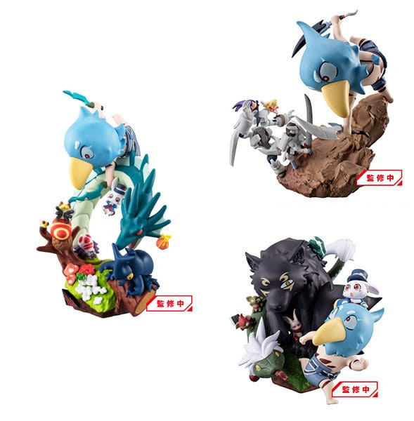 Shangri-La Frontier Petitrama EX Series Petitrama EX Series Sammelfiguren 3er-Pack Shangri-La Frontier vs Monster Diorama Collection Set 11 cm