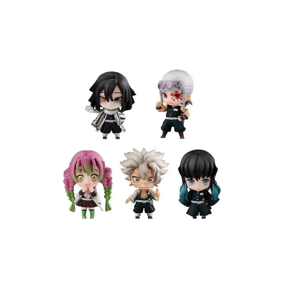Demon Slayer: Kimetsu no Yaiba Sammelfiguren 5er-Pack Tanjiro & The Hashira Mascot Set B 5 cm
