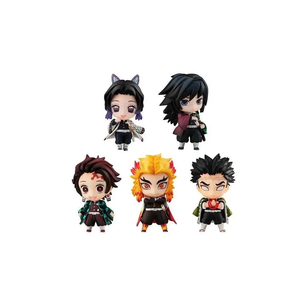 Demon Slayer: Kimetsu no Yaiba Sammelfiguren 5er-Pack Tanjiro & The Hashira Mascot Set A 5 cm