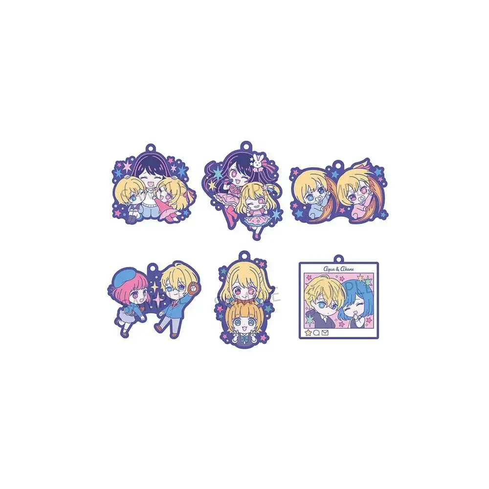 Oshi no Ko Gummi-Anhänger 6 cm Sortiment Buddy Collection (6)