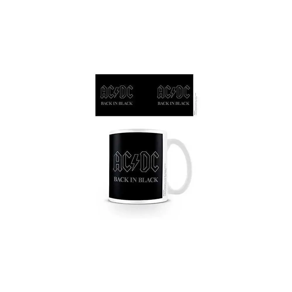 AC/DC Tasse Back in Black