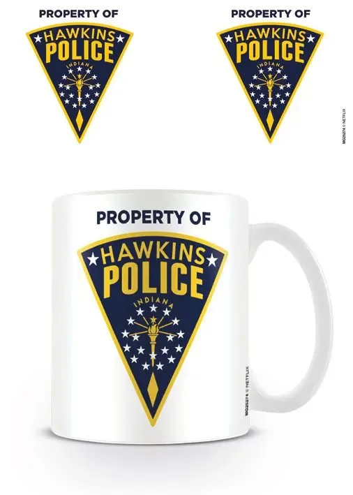 Stranger Things Tasse Hawkins Police Badge
