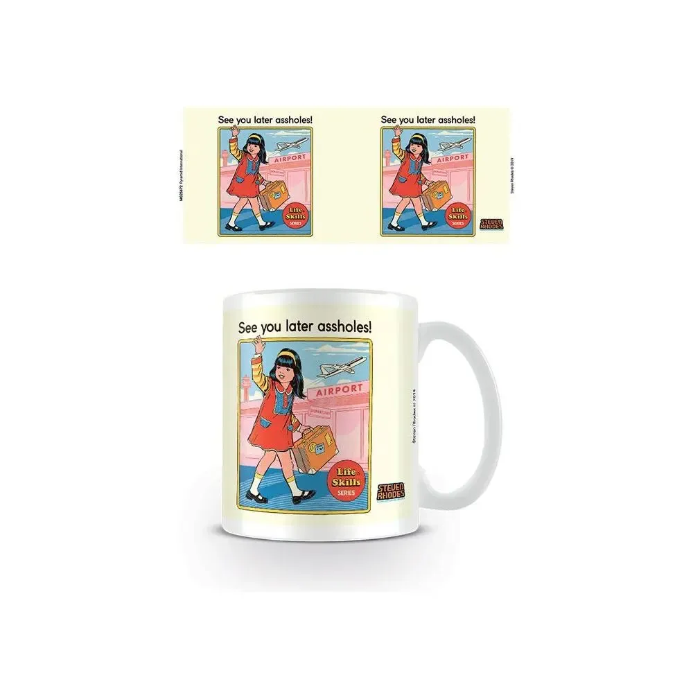 Steven Rhodes Tasse See You Later Assholes