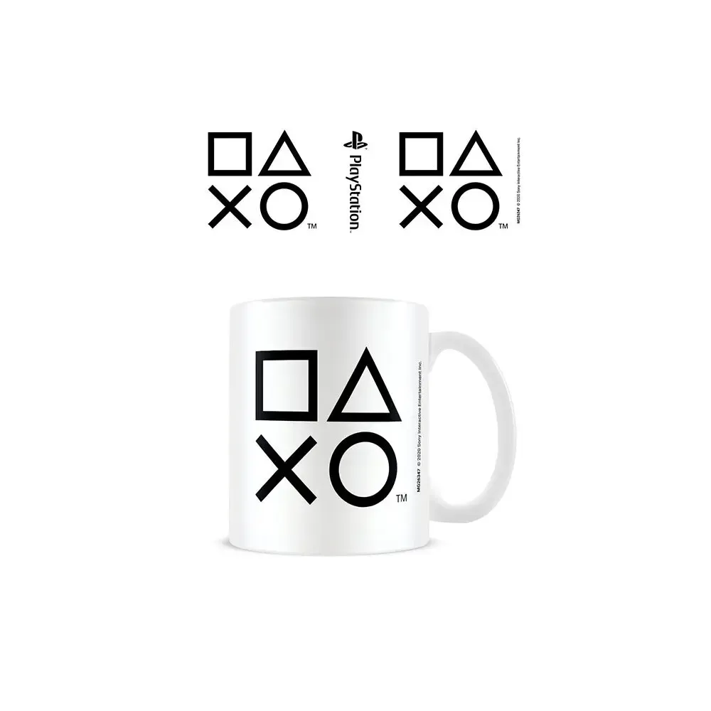 Sony PlayStation Tasse Shapes Black