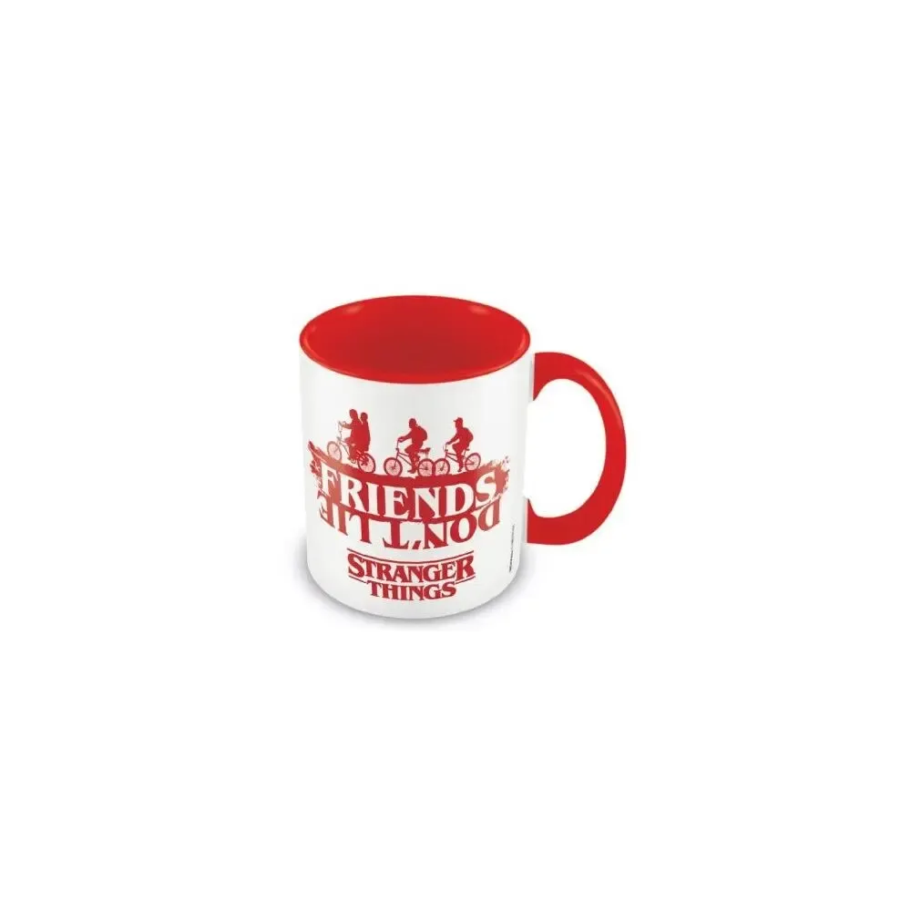 Stranger Things Coloured Inner Tasse Friends Don't Lie