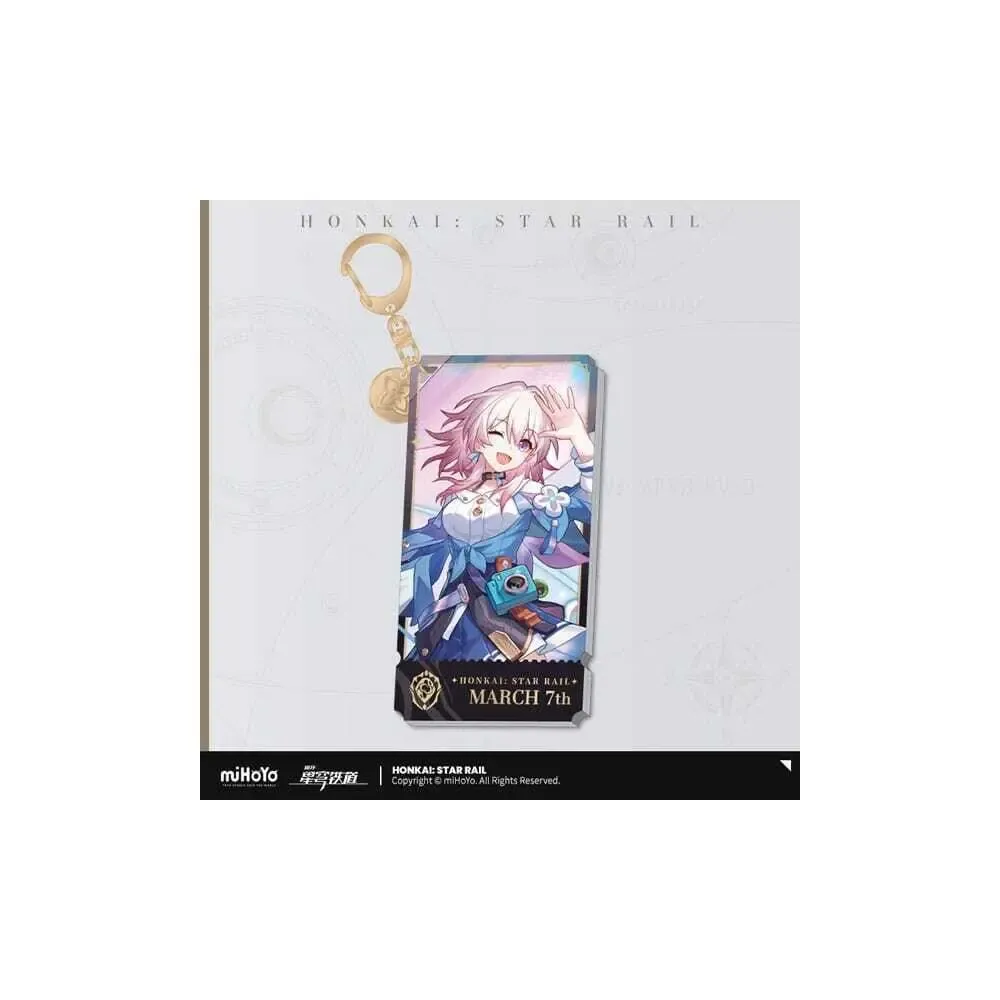 Honkai: Star Rail Charakter Acryl Schlüsselanhänger March 7th 9 cm